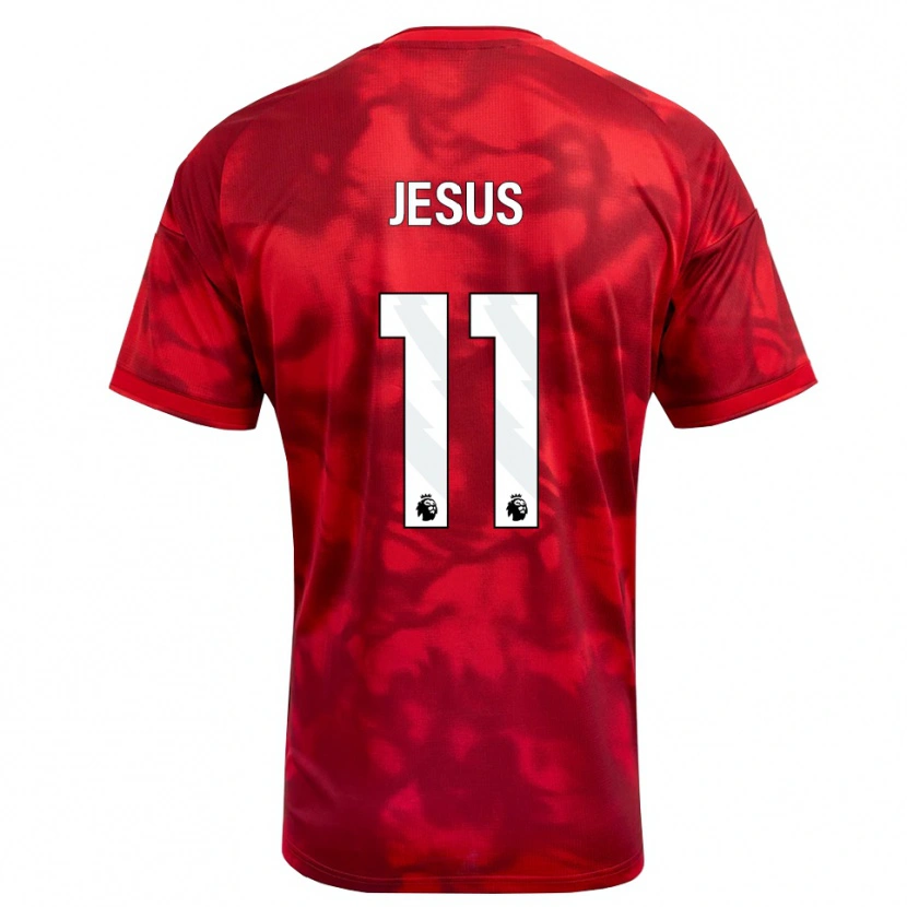 Danxen Uomo Maglia Igor Jesus #11 Cremisi Bianco Kit Gara Home 2026/27 Maglietta