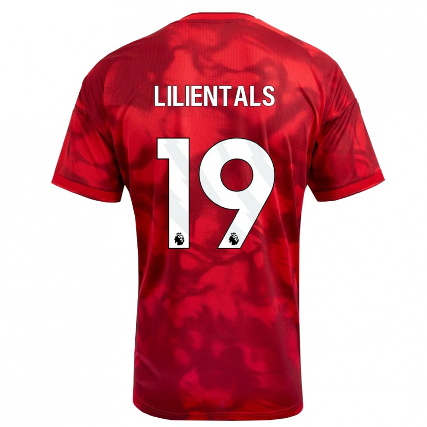 Danxen Uomo Maglia Matiss Lilientals #19 Cremisi Bianco Kit Gara Home 2026/27 Maglietta