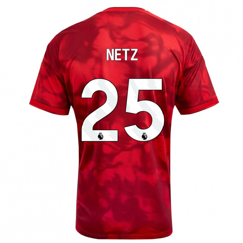 Danxen Uomo Maglia Luca Netz #25 Cremisi Bianco Kit Gara Home 2026/27 Maglietta