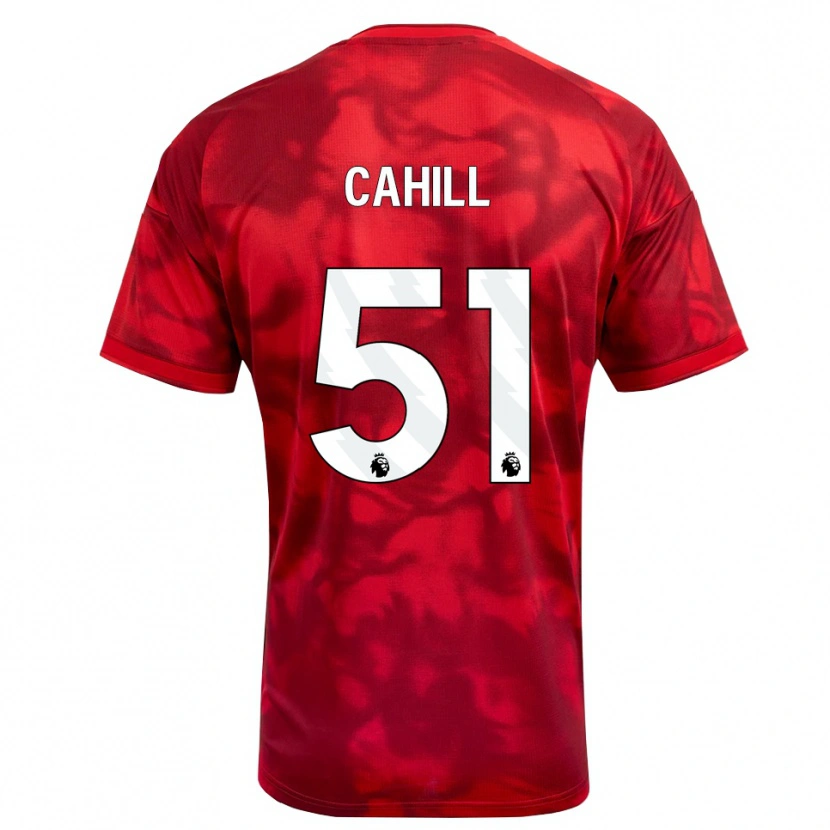 Danxen Uomo Maglia Shae Cahill #51 Cremisi Bianco Kit Gara Home 2026/27 Maglietta