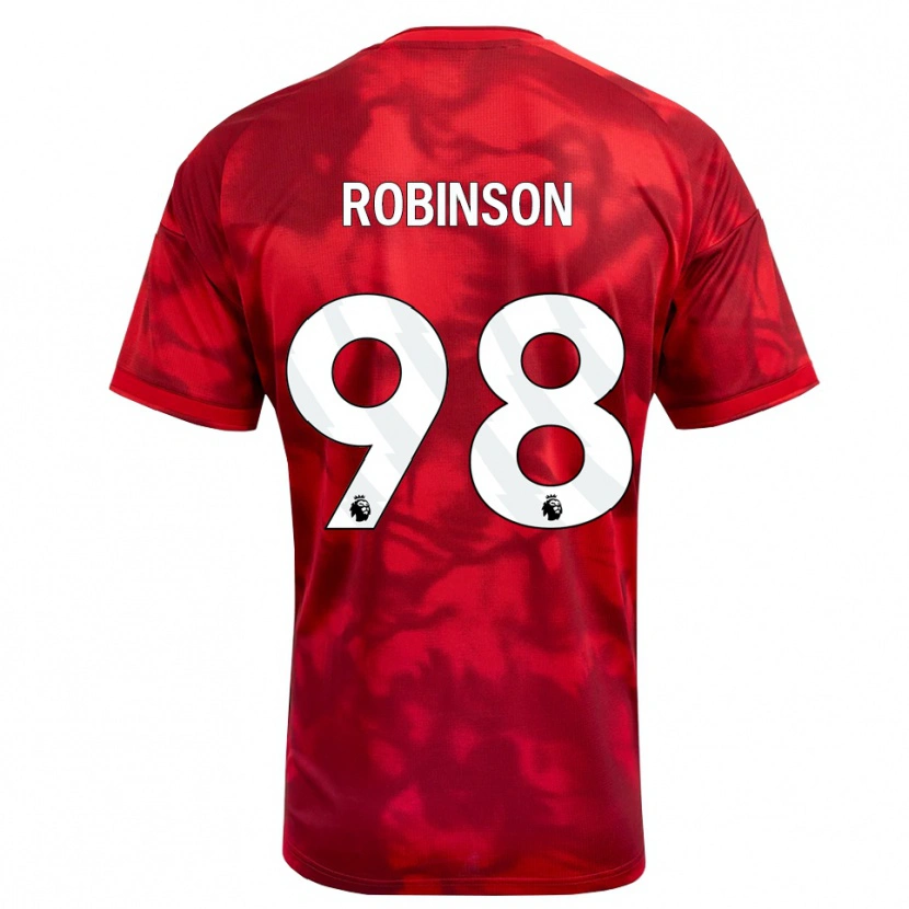 Danxen Uomo Maglia Riko Robinson #98 Cremisi Bianco Kit Gara Home 2026/27 Maglietta
