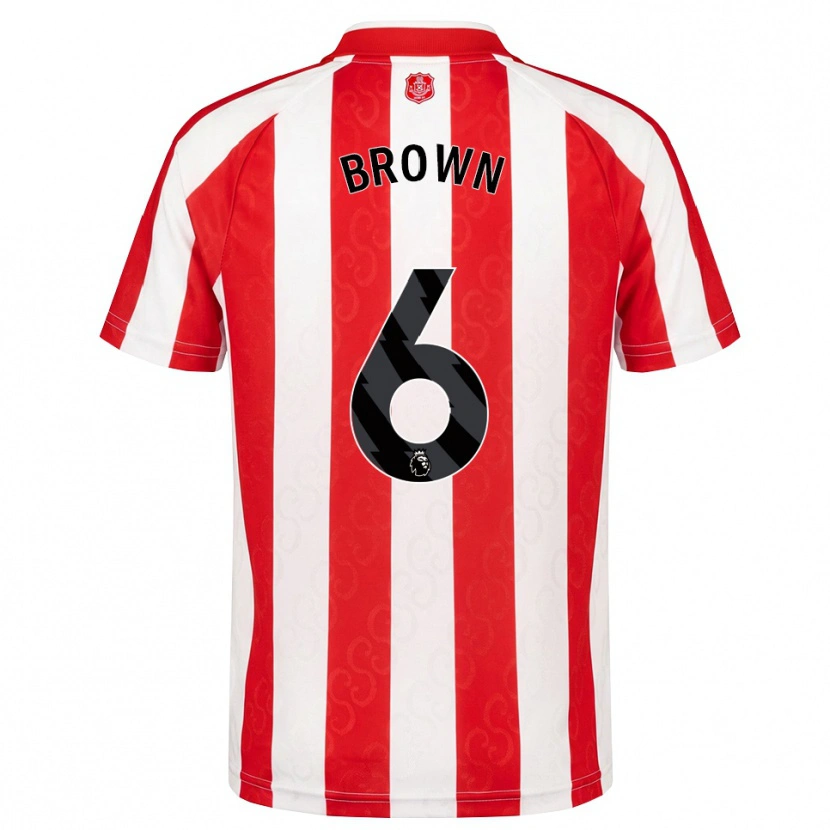 Danxen Uomo Maglia Jay Brown #6 Rosso Bianco Nero Kit Gara Home 2026/27 Maglietta