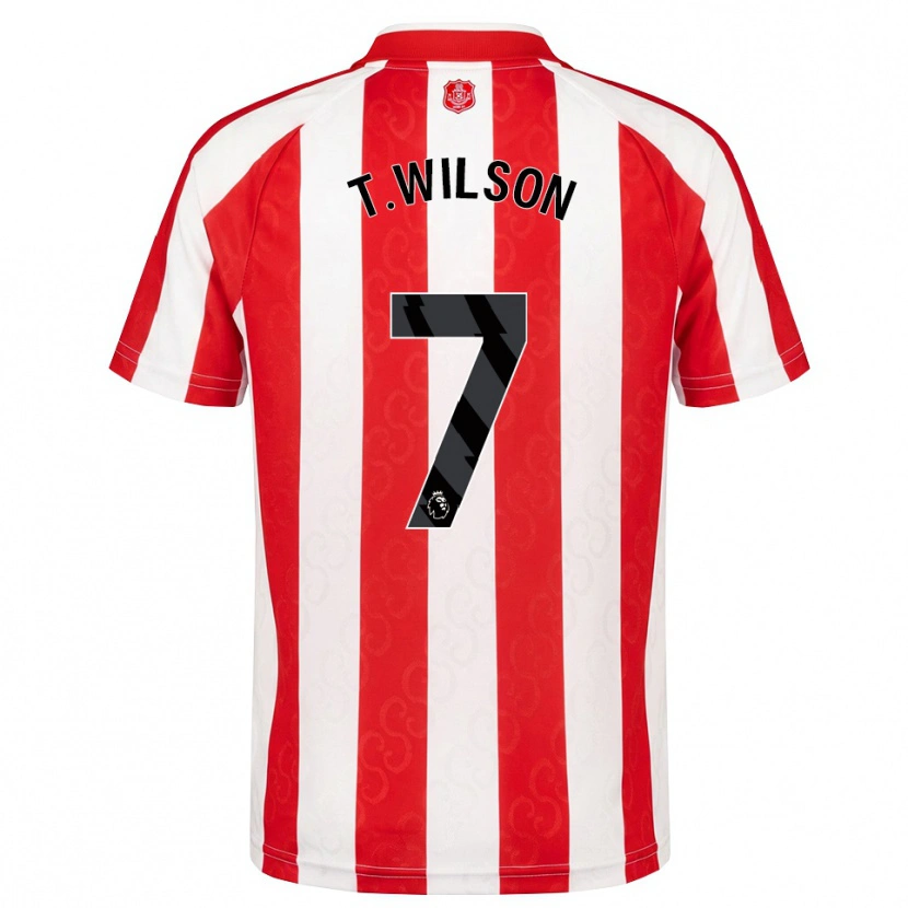 Danxen Uomo Maglia Triziano Wilson #7 Rosso Bianco Nero Kit Gara Home 2026/27 Maglietta
