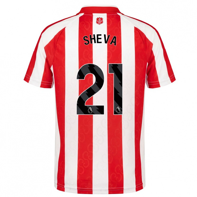 Danxen Uomo Maglia Marissa Sheva #21 Rosso Bianco Nero Kit Gara Home 2026/27 Maglietta