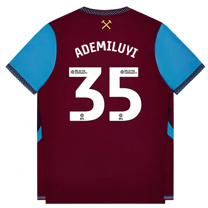 Danxen Uomo Maglia Princess Ademiluyi #35 Borgogna Blu Fiordaliso Kit Gara Home 2026/27 Maglietta