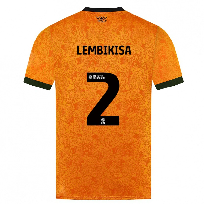 Danxen Uomo Maglia Dexter Lembikisa #2 Arancione Nero Kit Gara Home 2026/27 Maglietta