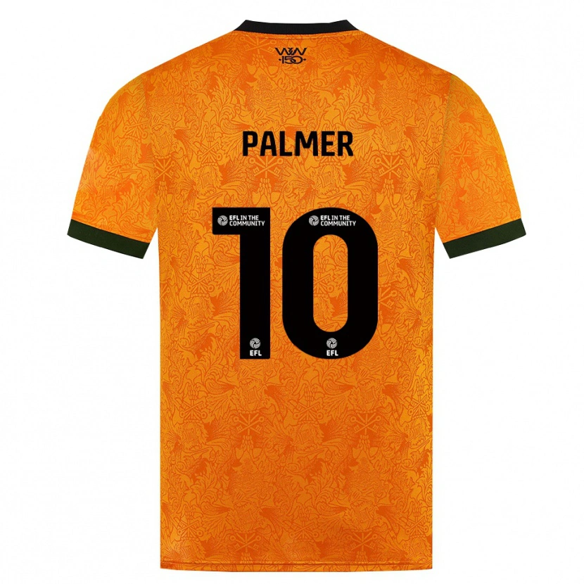 Danxen Uomo Maglia Jamila Palmer #10 Arancione Nero Kit Gara Home 2026/27 Maglietta