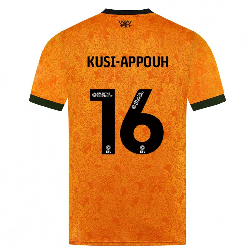 Danxen Uomo Maglia Kenzo Kusi-Appouh #16 Arancione Nero Kit Gara Home 2026/27 Maglietta