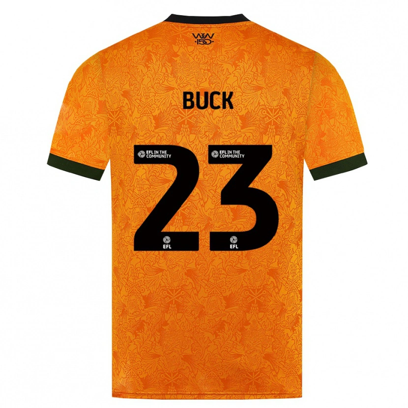 Danxen Uomo Maglia Alex Buck #23 Arancione Nero Kit Gara Home 2026/27 Maglietta