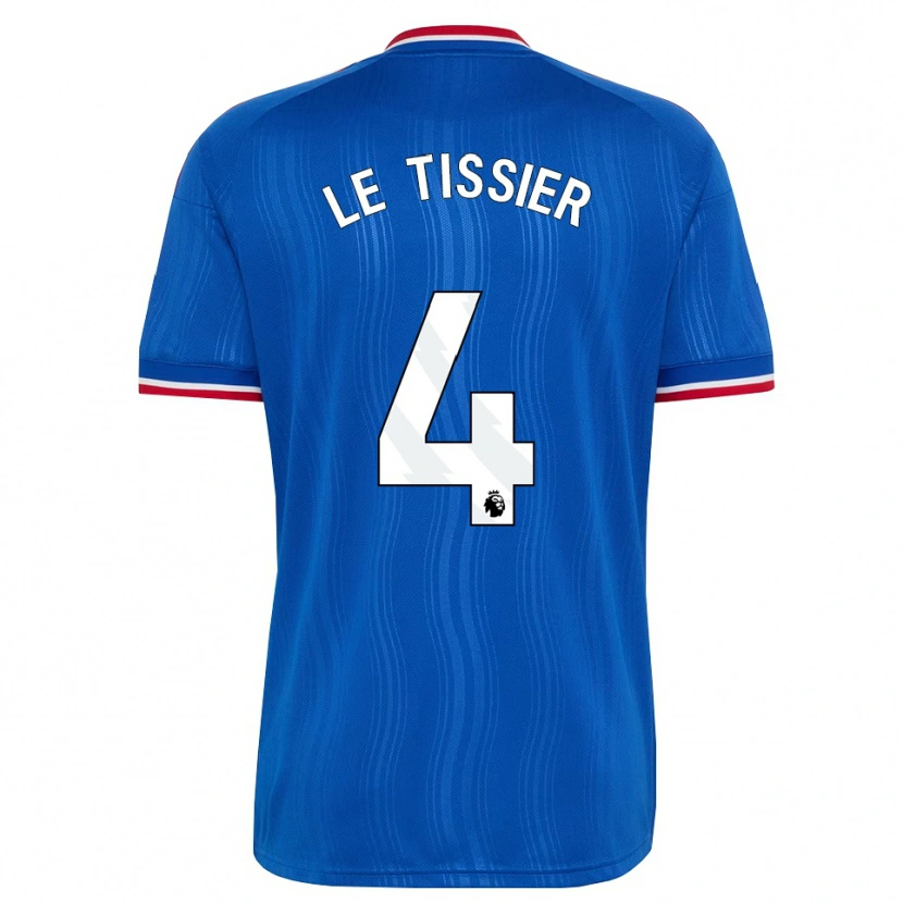 Danxen Uomo Maglia Maya Le Tissier #4 Blu Bianco Rosso Kit Gara Away 2026/27 Maglietta