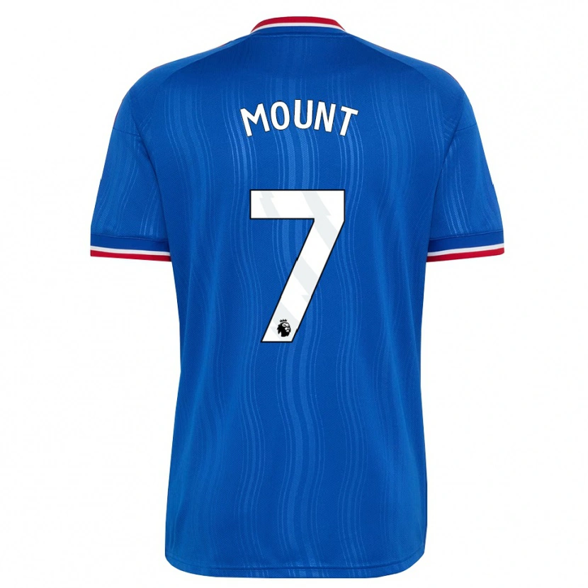 Danxen Uomo Maglia Mason Mount #7 Blu Bianco Rosso Kit Gara Away 2026/27 Maglietta
