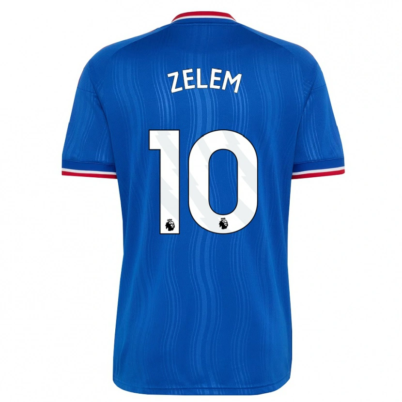 Danxen Uomo Maglia Katie Zelem #10 Blu Bianco Rosso Kit Gara Away 2026/27 Maglietta