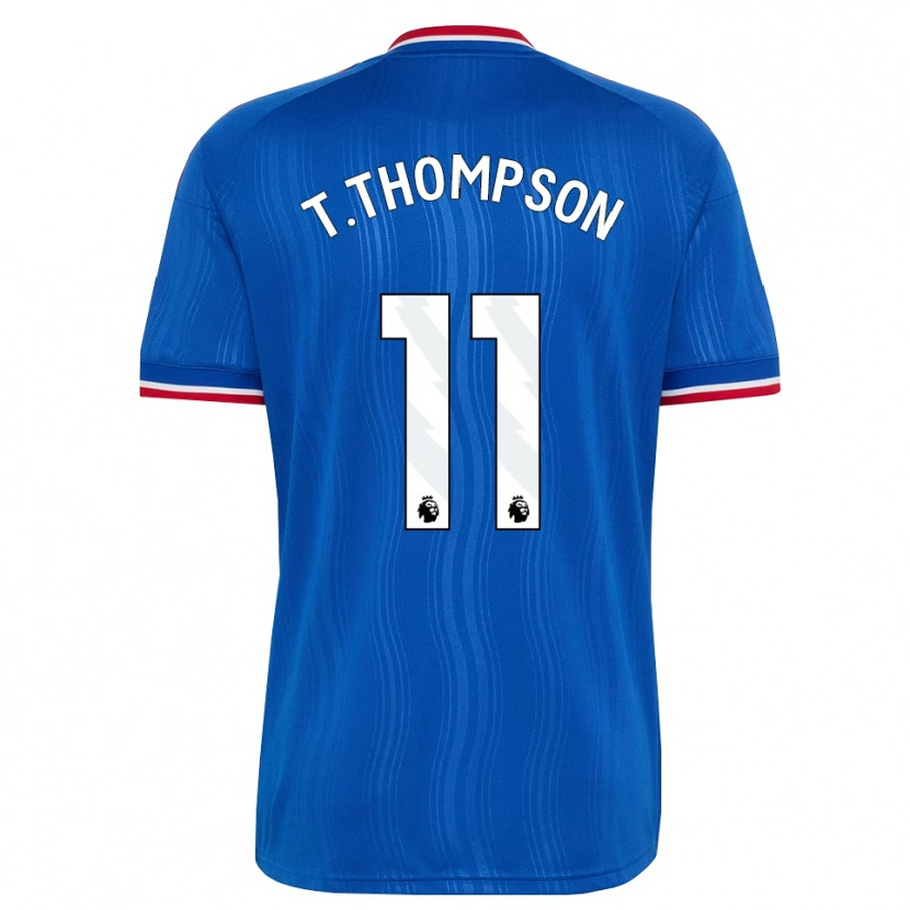 Danxen Uomo Maglia Tynan Thompson #11 Blu Bianco Rosso Kit Gara Away 2026/27 Maglietta