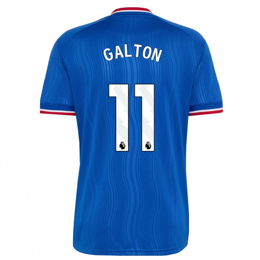Danxen Uomo Maglia Leah Galton #11 Blu Bianco Rosso Kit Gara Away 2026/27 Maglietta