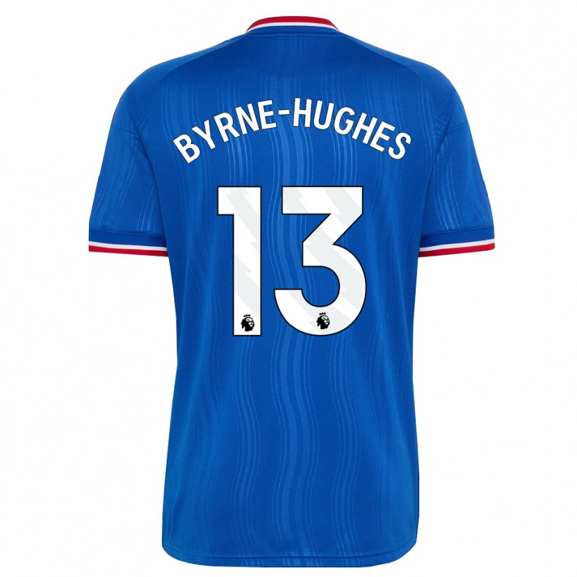 Danxen Uomo Maglia Cameron Byrne-Hughes #13 Blu Bianco Rosso Kit Gara Away 2026/27 Maglietta