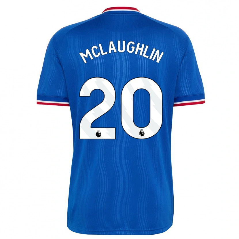 Danxen Uomo Maglia Harlem Mclaughlin #20 Blu Bianco Rosso Kit Gara Away 2026/27 Maglietta