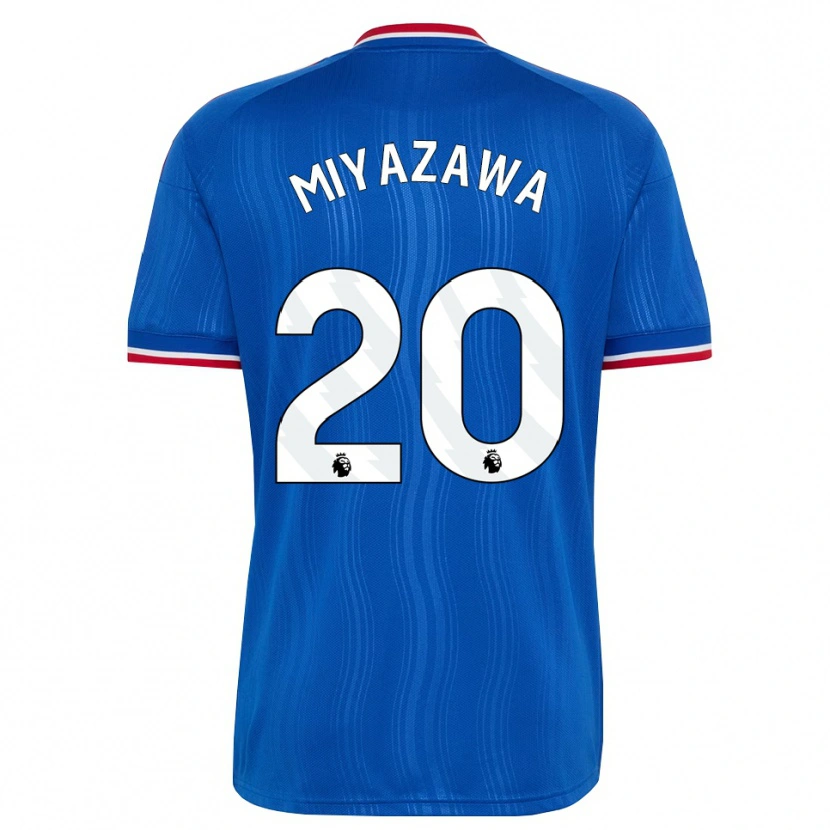 Danxen Uomo Maglia Hinata Miyazawa #20 Blu Bianco Rosso Kit Gara Away 2026/27 Maglietta