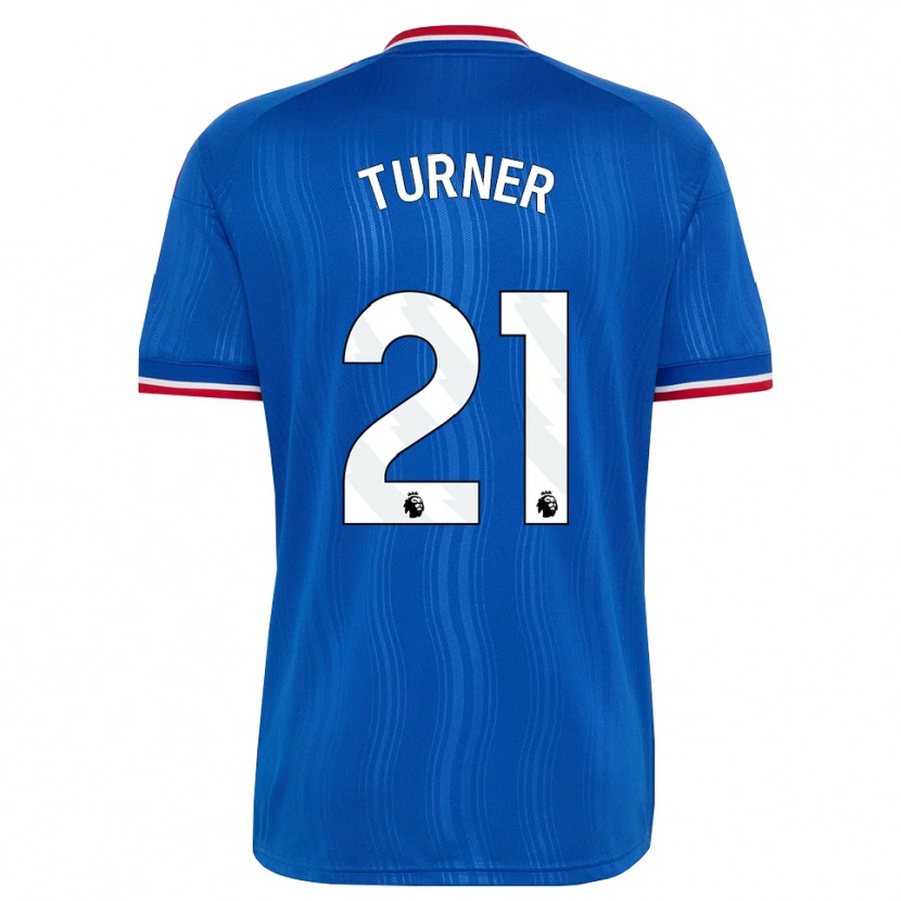 Danxen Uomo Maglia Millie Turner #21 Blu Bianco Rosso Kit Gara Away 2026/27 Maglietta