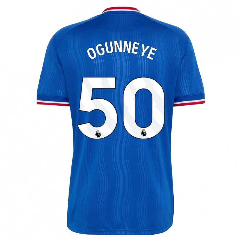 Danxen Uomo Maglia Habeeb Ogunneye #50 Blu Bianco Rosso Kit Gara Away 2026/27 Maglietta