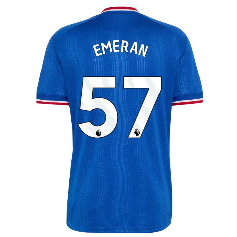Danxen Uomo Maglia Noam Emeran #57 Blu Bianco Rosso Kit Gara Away 2026/27 Maglietta