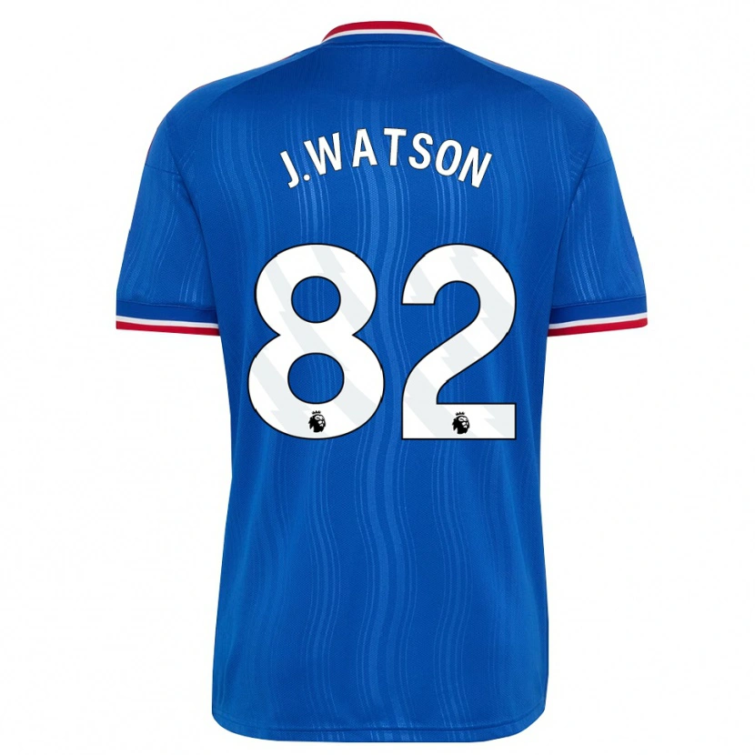 Danxen Uomo Maglia Jacob Watson #82 Blu Bianco Rosso Kit Gara Away 2026/27 Maglietta