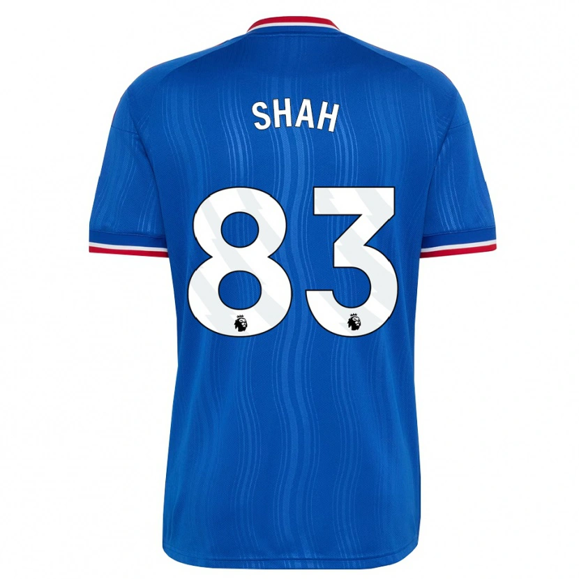 Danxen Uomo Maglia Jariyah Shah #83 Blu Bianco Rosso Kit Gara Away 2026/27 Maglietta