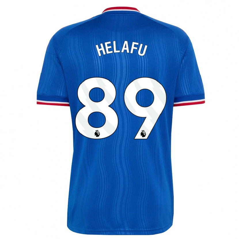 Danxen Uomo Maglia Yuel Helafu #89 Blu Bianco Rosso Kit Gara Away 2026/27 Maglietta