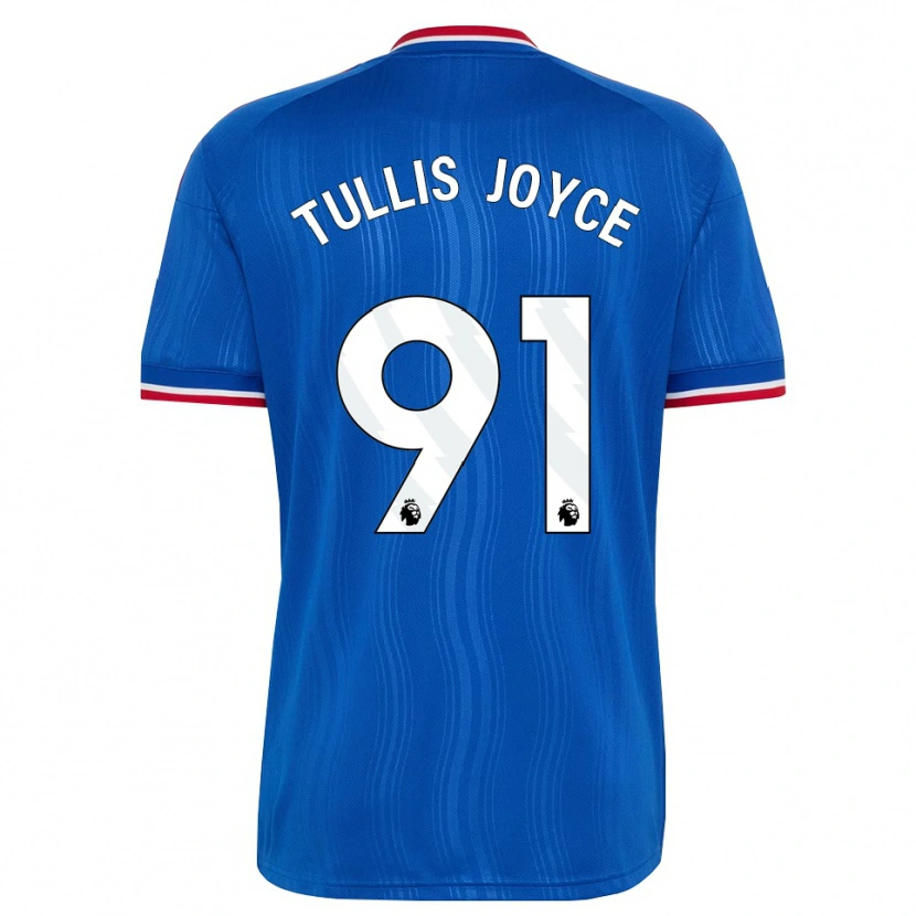 Danxen Uomo Maglia Phallon Tullis-Joyce #91 Blu Bianco Rosso Kit Gara Away 2026/27 Maglietta