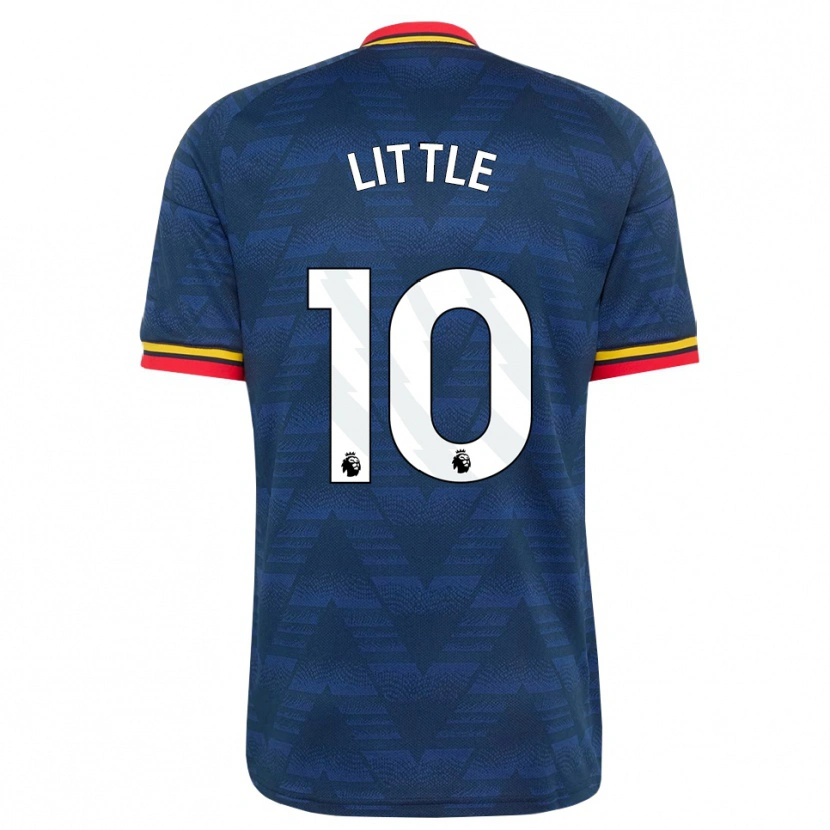 Danxen Uomo Maglia Kim Little #10 Blu Notte Giallo Rosso Kit Gara Away 2026/27 Maglietta