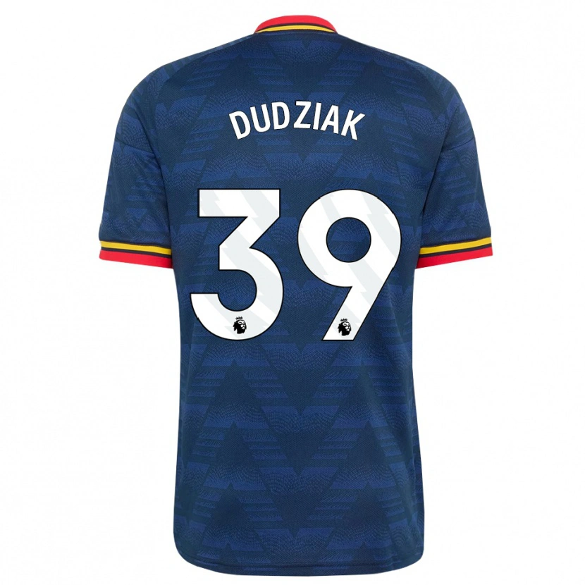 Danxen Uomo Maglia Harrison Dudziak #39 Blu Notte Giallo Rosso Kit Gara Away 2026/27 Maglietta