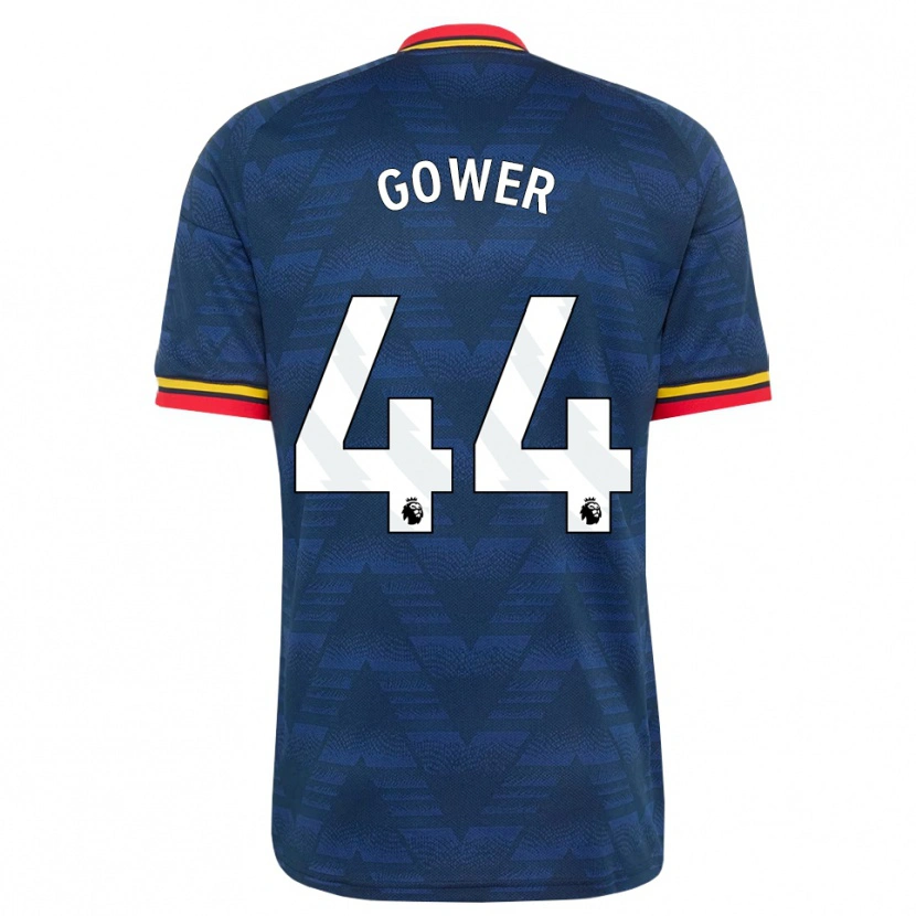 Danxen Uomo Maglia Jimi Gower #44 Blu Notte Giallo Rosso Kit Gara Away 2026/27 Maglietta