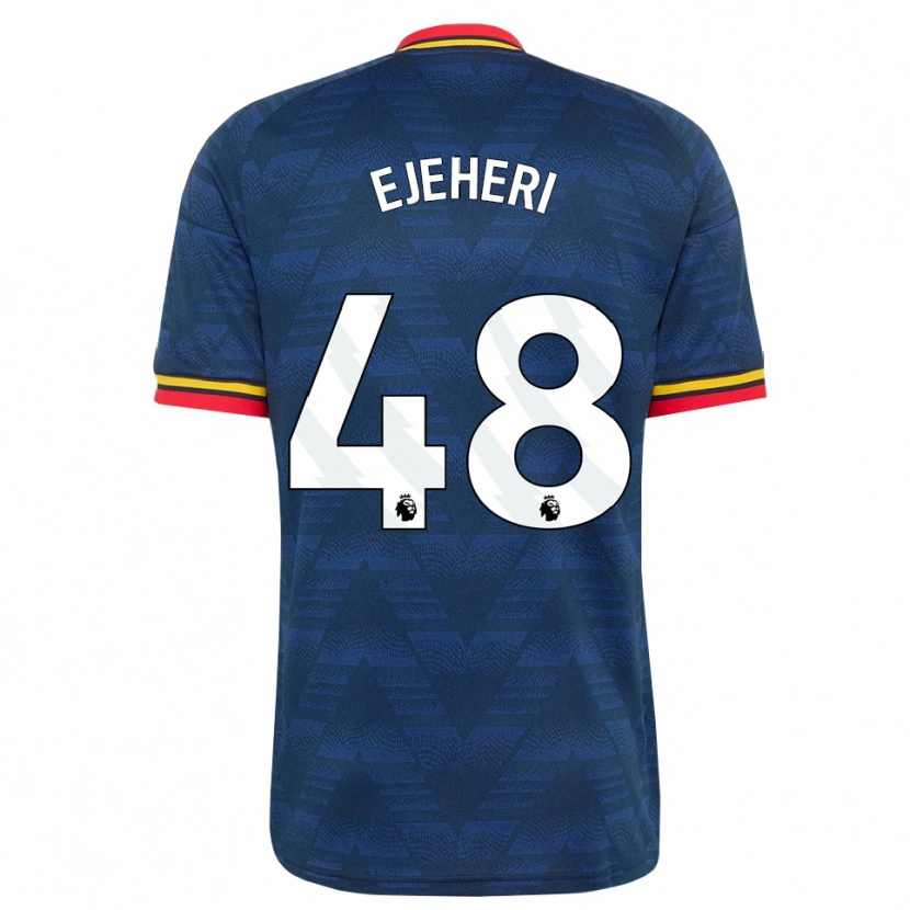 Danxen Uomo Maglia Ovie Ejeheri #48 Blu Notte Giallo Rosso Kit Gara Away 2026/27 Maglietta
