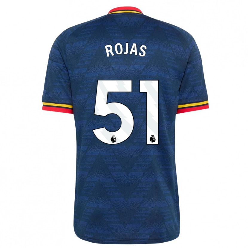 Danxen Uomo Maglia Alexei Rojas #51 Blu Notte Giallo Rosso Kit Gara Away 2026/27 Maglietta