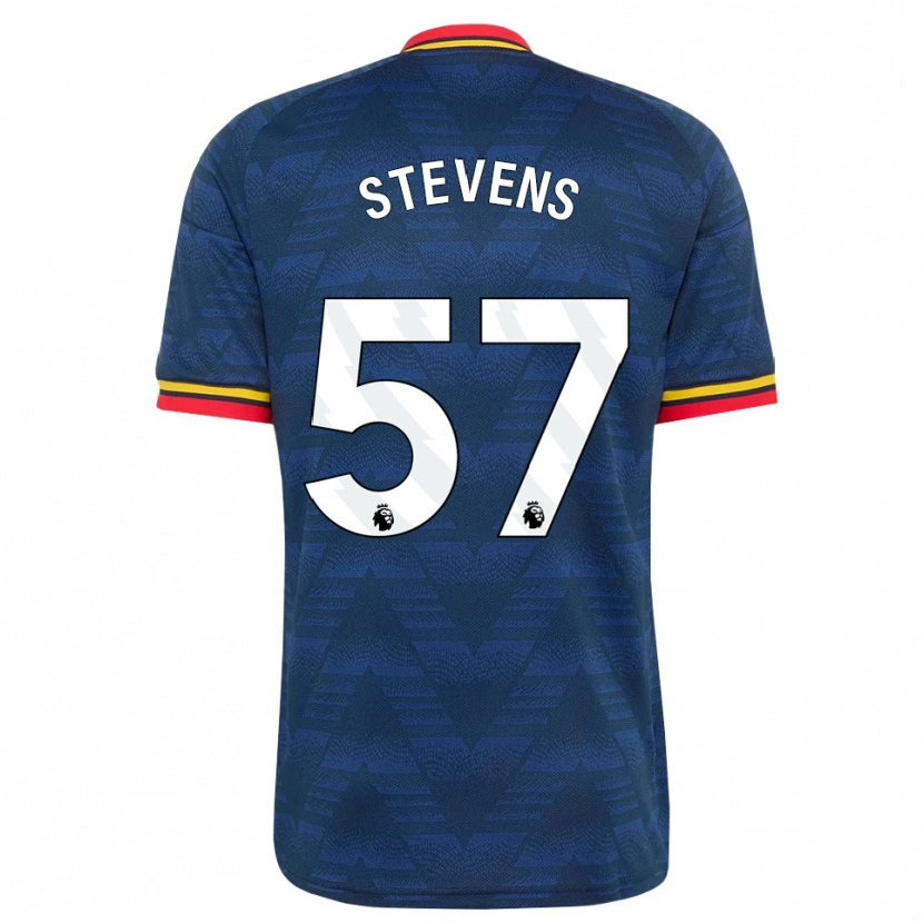 Danxen Uomo Maglia Archie Stevens #57 Blu Notte Giallo Rosso Kit Gara Away 2026/27 Maglietta
