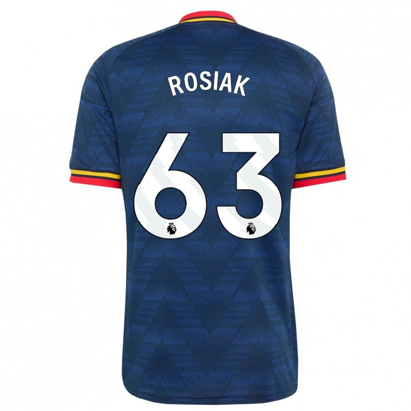 Danxen Uomo Maglia Michal Rosiak #63 Blu Notte Giallo Rosso Kit Gara Away 2026/27 Maglietta