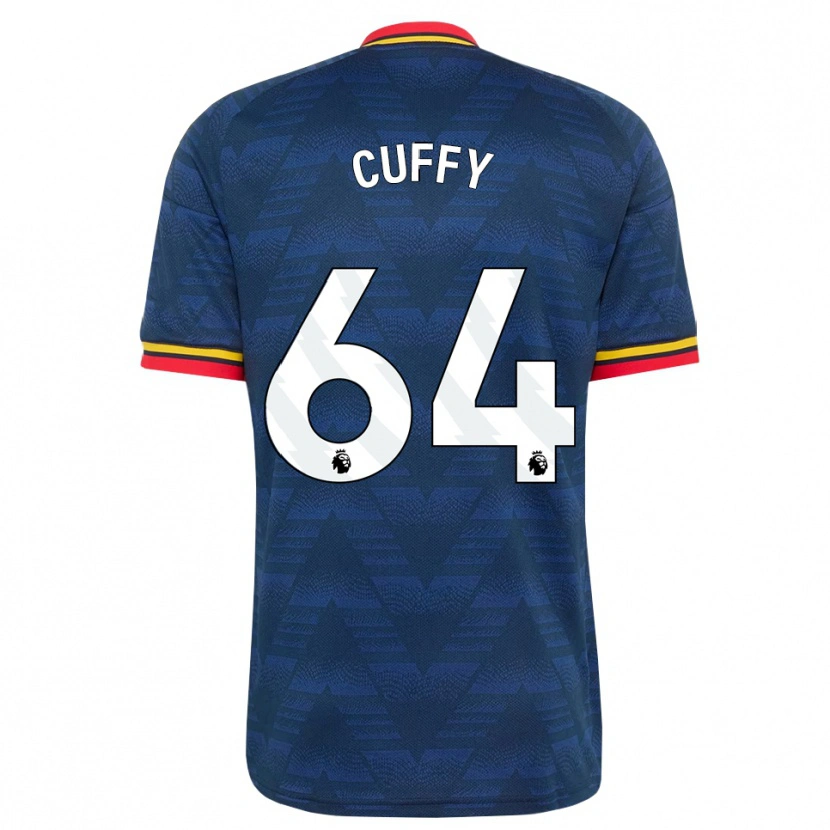 Danxen Uomo Maglia Brooke Norton Cuffy #64 Blu Notte Giallo Rosso Kit Gara Away 2026/27 Maglietta