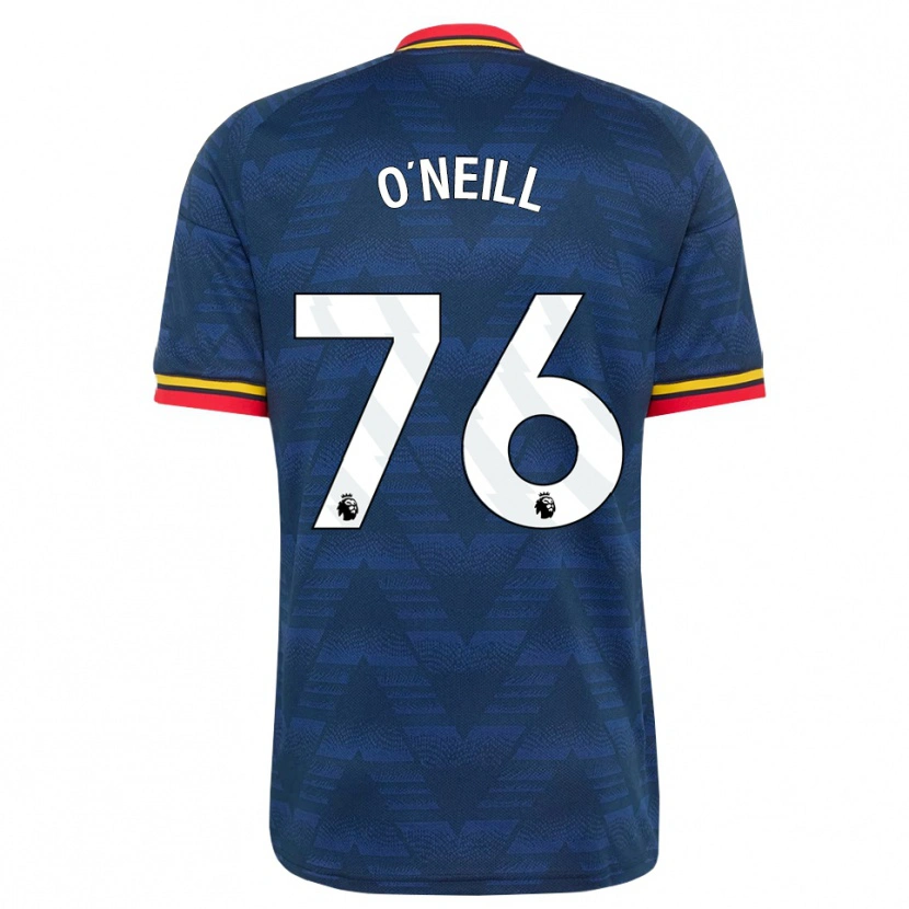 Danxen Uomo Maglia Ceadach O'neill #76 Blu Notte Giallo Rosso Kit Gara Away 2026/27 Maglietta