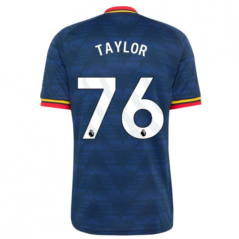 Danxen Uomo Maglia Kido Taylor Hart #76 Blu Notte Giallo Rosso Kit Gara Away 2026/27 Maglietta