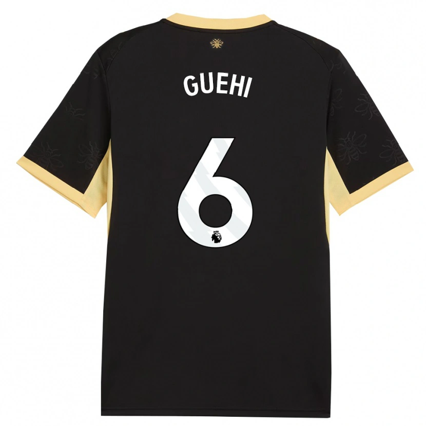 Danxen Uomo Maglia Marc Guéhi #6 Giallo Nero Kit Gara Away 2026/27 Maglietta