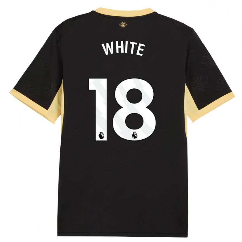 Danxen Uomo Maglia Ellen White #18 Giallo Nero Kit Gara Away 2026/27 Maglietta