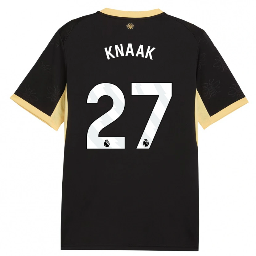 Danxen Uomo Maglia Rebecca Knaak #27 Giallo Nero Kit Gara Away 2026/27 Maglietta