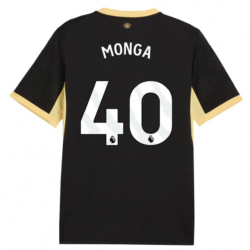 Danxen Uomo Maglia Jeremy Monga #40 Giallo Nero Kit Gara Away 2026/27 Maglietta