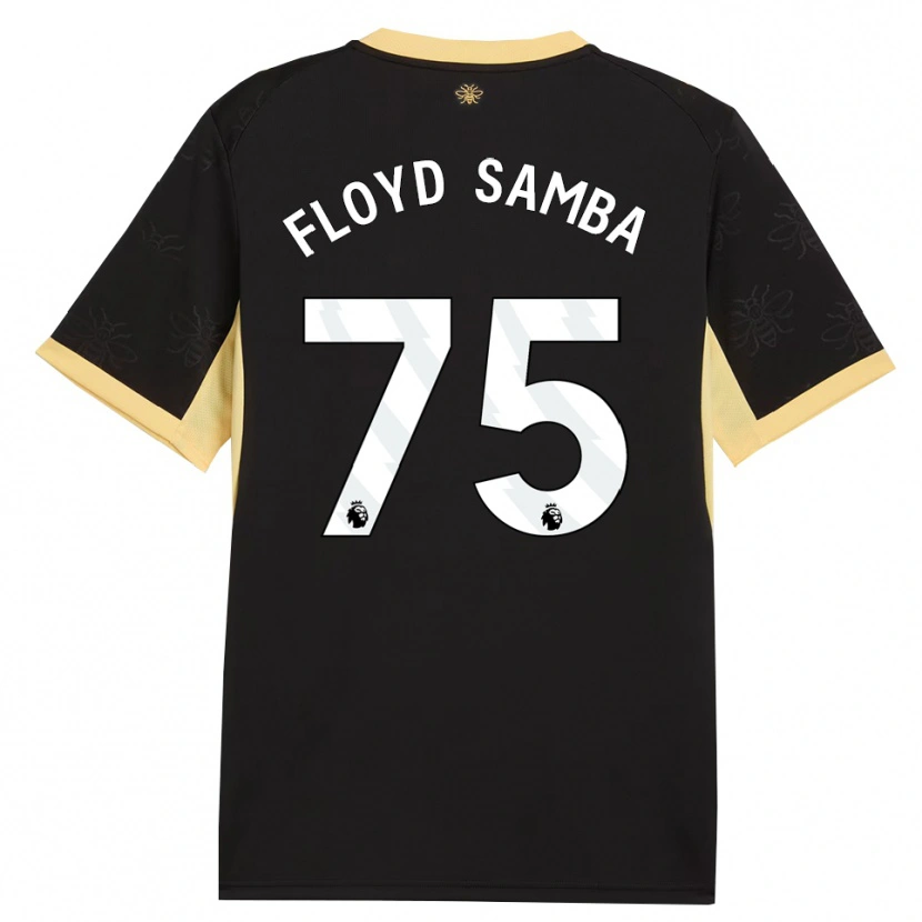 Danxen Uomo Maglia Floyd Samba #75 Giallo Nero Kit Gara Away 2026/27 Maglietta
