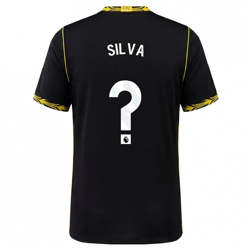 Danxen Uomo Maglia Iago Silva #0 Giallo Nero Kit Gara Away 2026/27 Maglietta