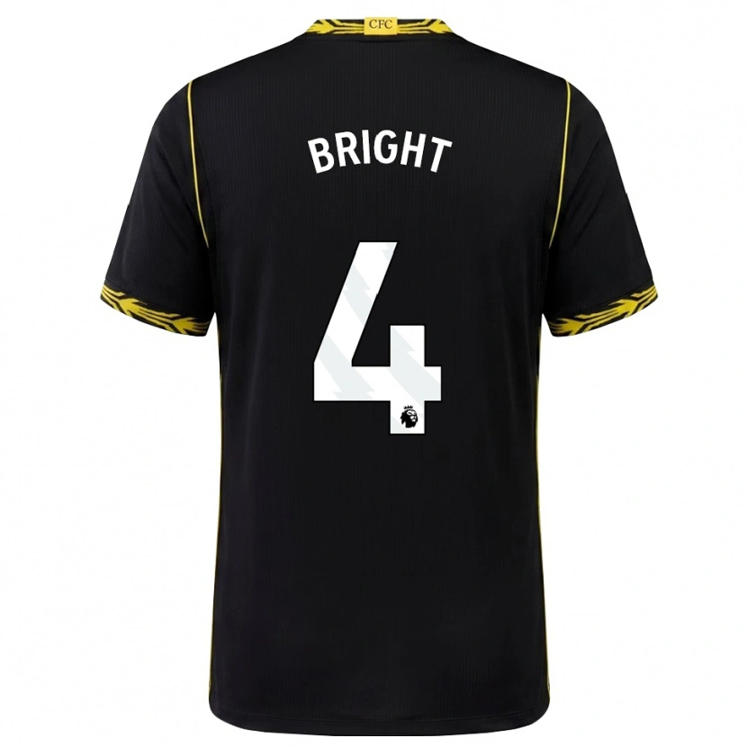 Danxen Uomo Maglia Millie Bright #4 Giallo Nero Kit Gara Away 2026/27 Maglietta