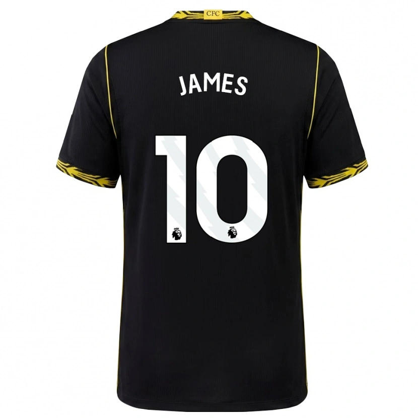 Danxen Uomo Maglia Lauren James #10 Giallo Nero Kit Gara Away 2026/27 Maglietta