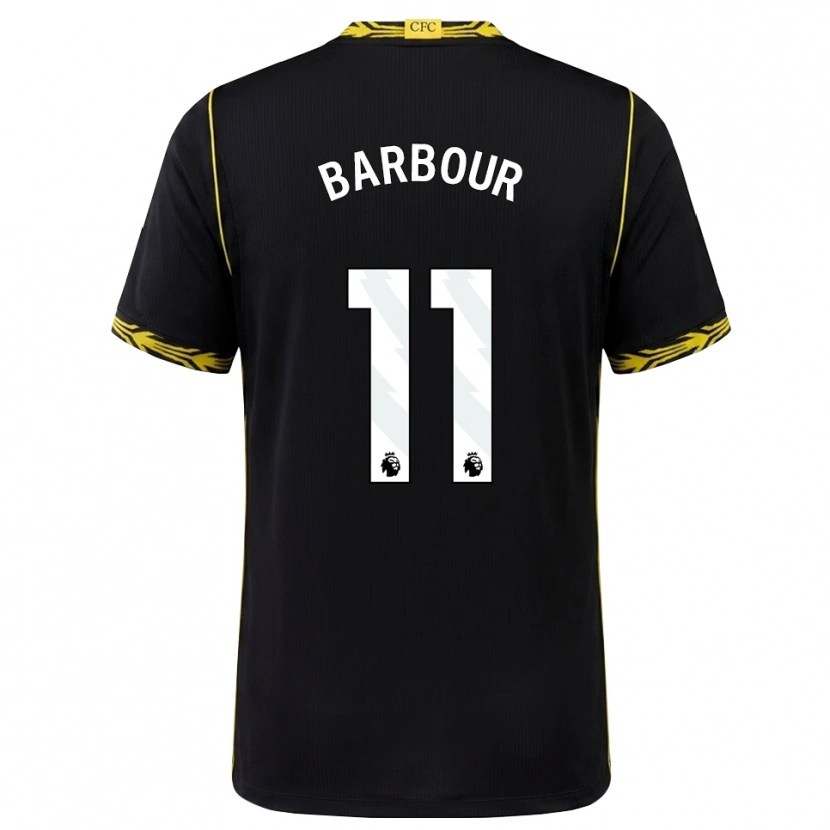 Danxen Uomo Maglia Kobe Barbour #11 Giallo Nero Kit Gara Away 2026/27 Maglietta