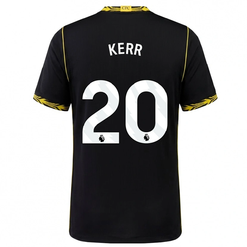 Danxen Uomo Maglia Sam Kerr #20 Giallo Nero Kit Gara Away 2026/27 Maglietta