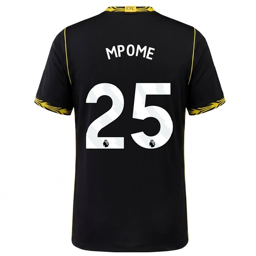 Danxen Uomo Maglia Maelys Mpome #25 Giallo Nero Kit Gara Away 2026/27 Maglietta