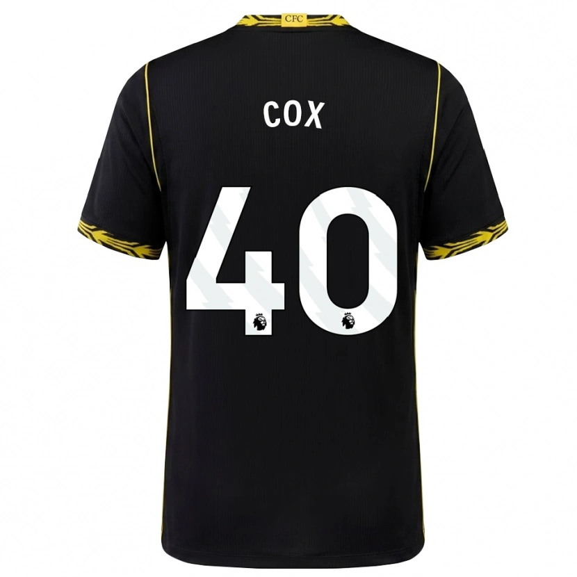 Danxen Uomo Maglia Katie Cox #40 Giallo Nero Kit Gara Away 2026/27 Maglietta